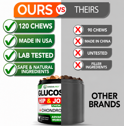 KINOVA PET™ Advanced Hip & Joint Chews for Dogs