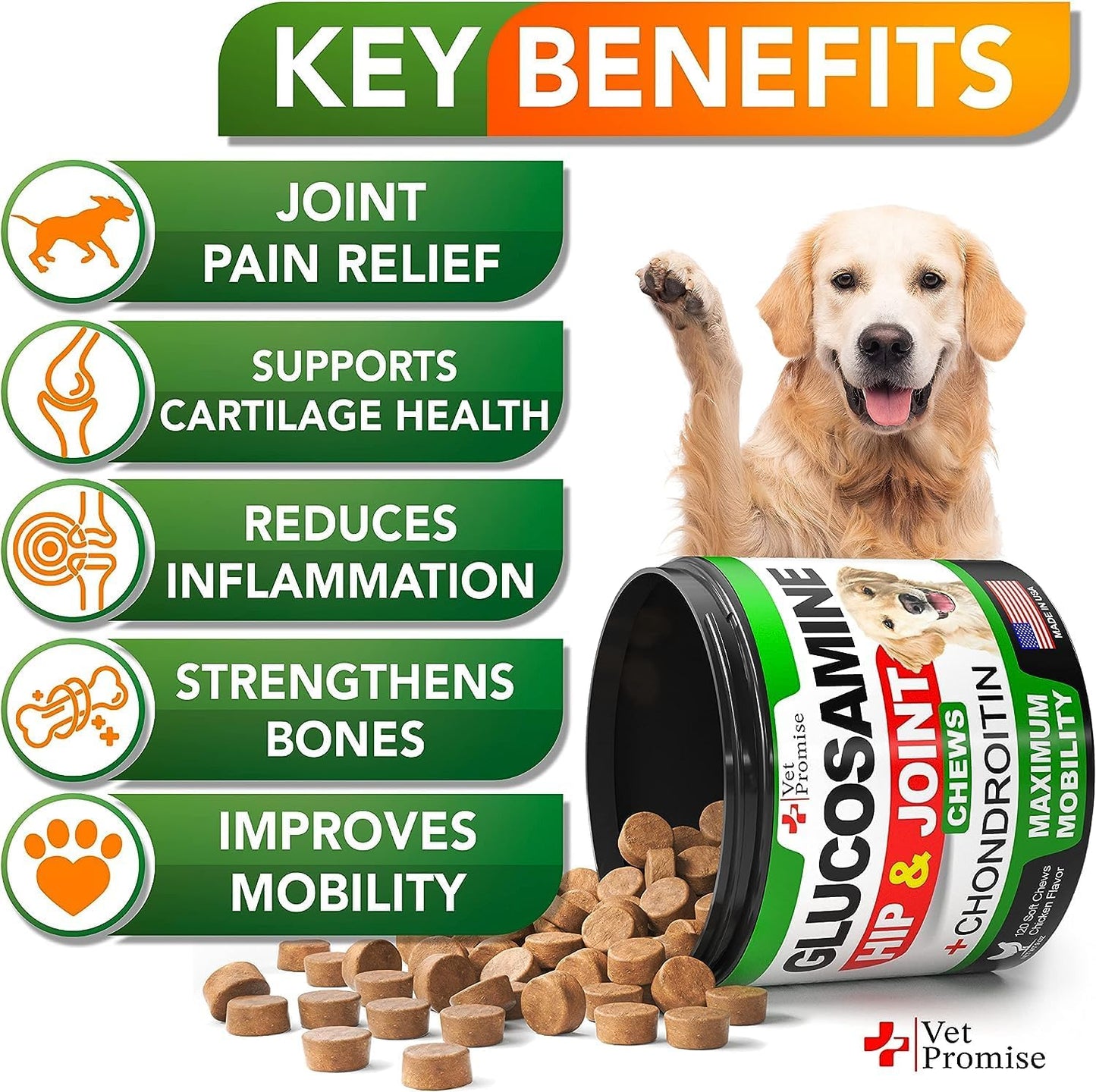 KINOVA PET™ Hip & Joint Chews for Dogs